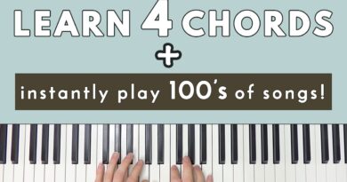 Learn 4 Chords & Instantly Be Able To Play Hundreds Of Songs!