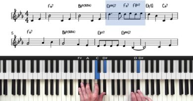 Pure Imagination Jazz Piano Tutorial