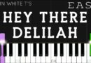 Plain White T’s – Hey There Delilah | EASY Piano Tutorial